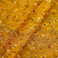 Mustard Yellow Embroidered Georgette Fabric with Sequins (1 Mtr)