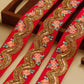 Pink Floral Embroidered Trim (9 Mtrs)