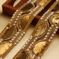 Gold Embroidered Cutwork Trim  (9 Mtrs)