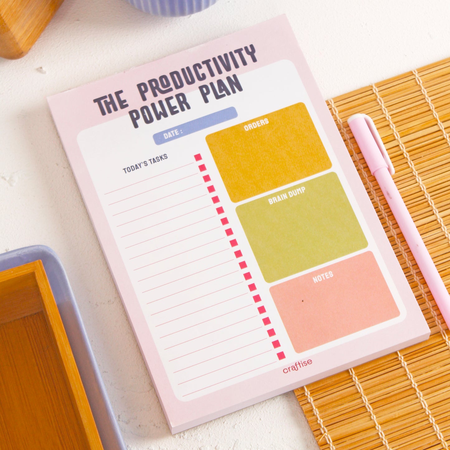 The Productivity Power Plan Notepad