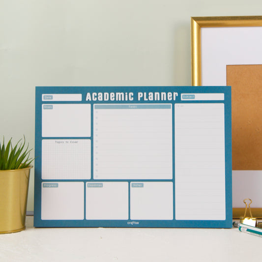 Academic Planner Notepad