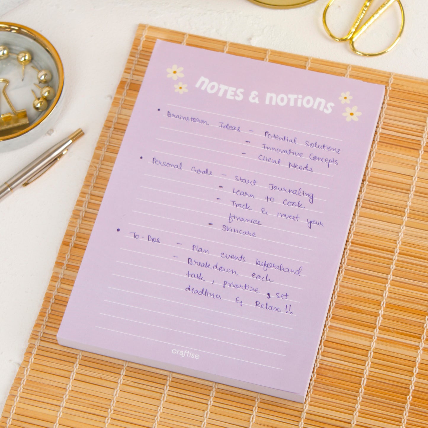 Notes & Notions Notepad