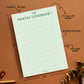 The Mental Scrapbook Notepad