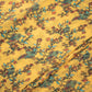 Yellow Kalamkari Print Organza Fabric (1 Mtr)