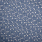 Blue and White Schiffli Embroidery Cotton Fabric