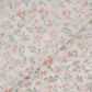 White Cottagecore Print Sheer Organza Fabric (1 Mtr)