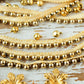 Gold Beaded Piping Trim for Clothing (3 Mtrs)