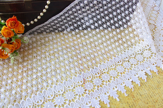 White Crochet Lace Trim