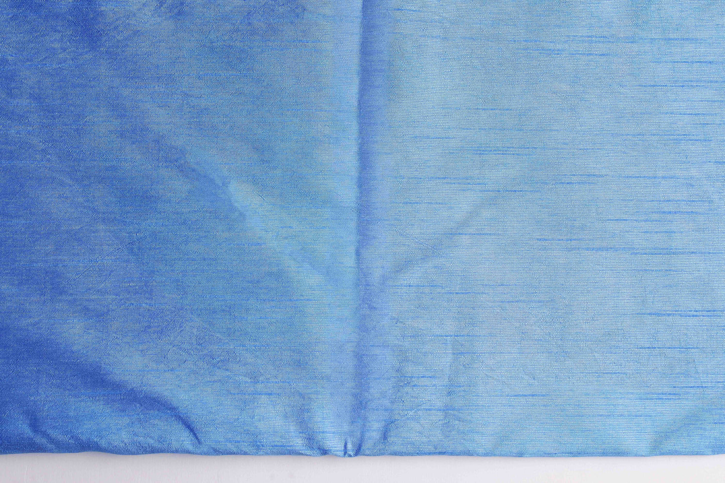 Cornflower Blue Raw Silk Fabric