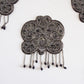 Beaded Cloud Applique with Raindrops (1 piece)