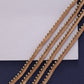 Dull Gold Beaded Piping Trim (3 Mtrs)
