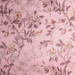 Salmon Pink Modal Satin Floral Fabric