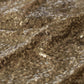 Antique Gold Sequin Georgette Fabric