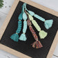 Set of Braided Cotton Tassels for Decor