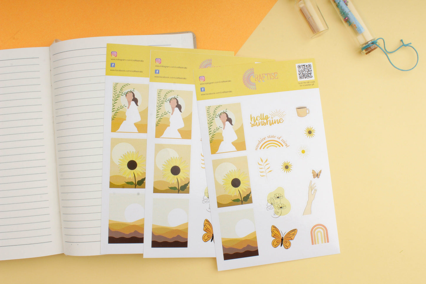 Hello Sunshine Sticker Pack for Planners