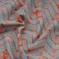 Seafoam Green and Orange Tie Dye Print Fabric