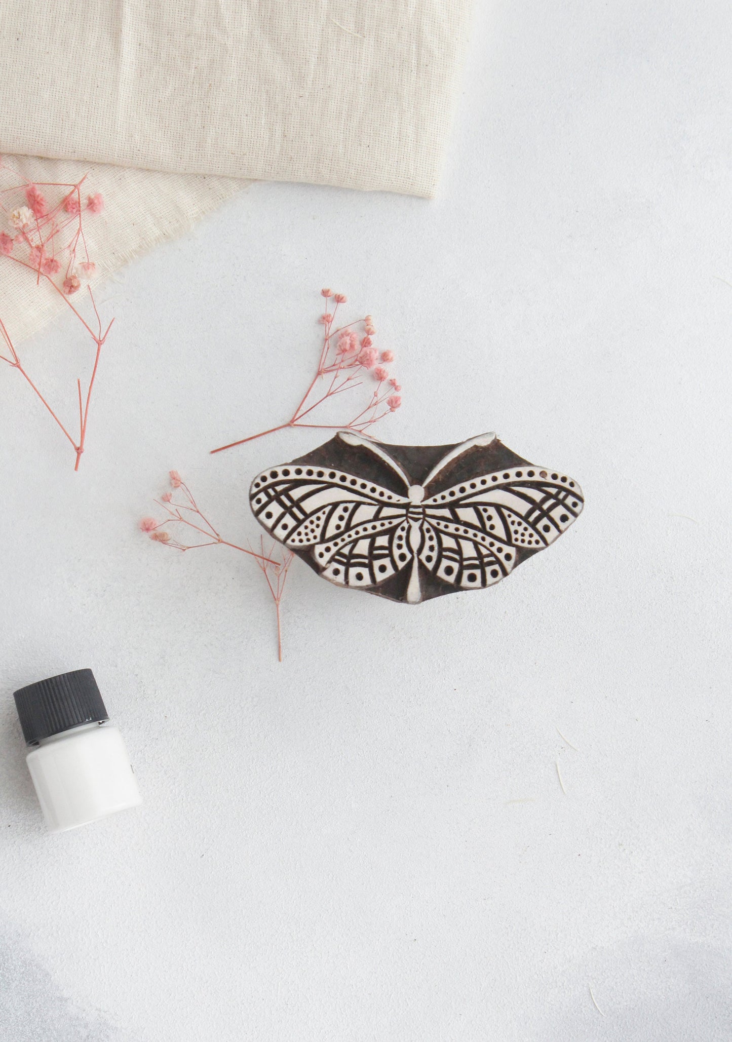 Butterfly Wooden Printing Block (1 piece)