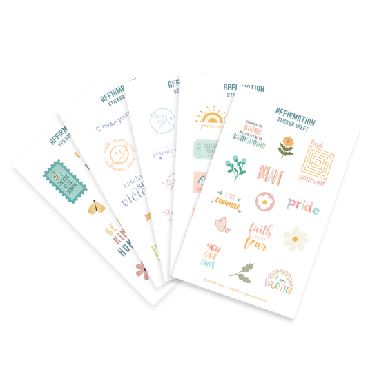 Positive Affirmations Sticker Pack