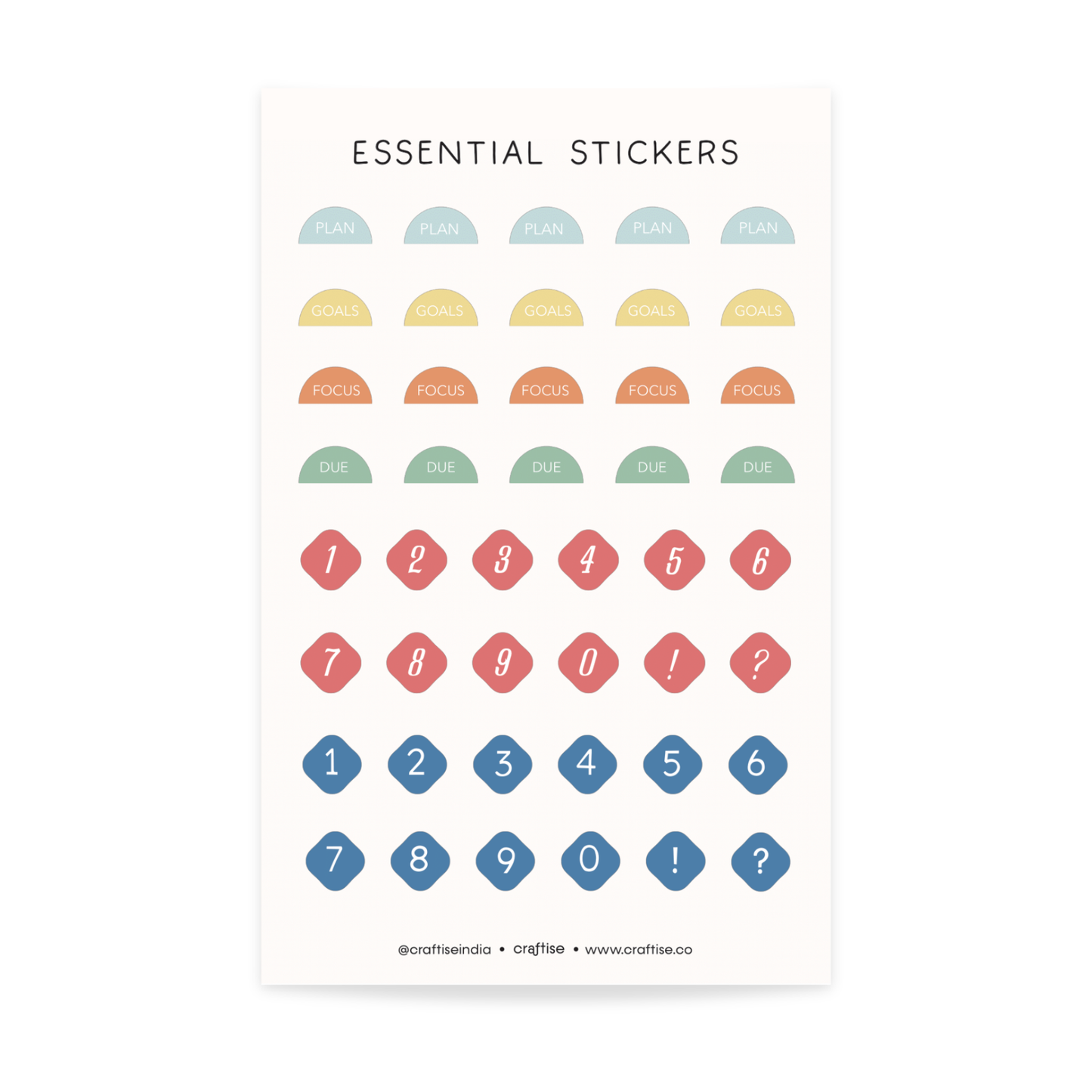 Pastel Essential Sticker Pack