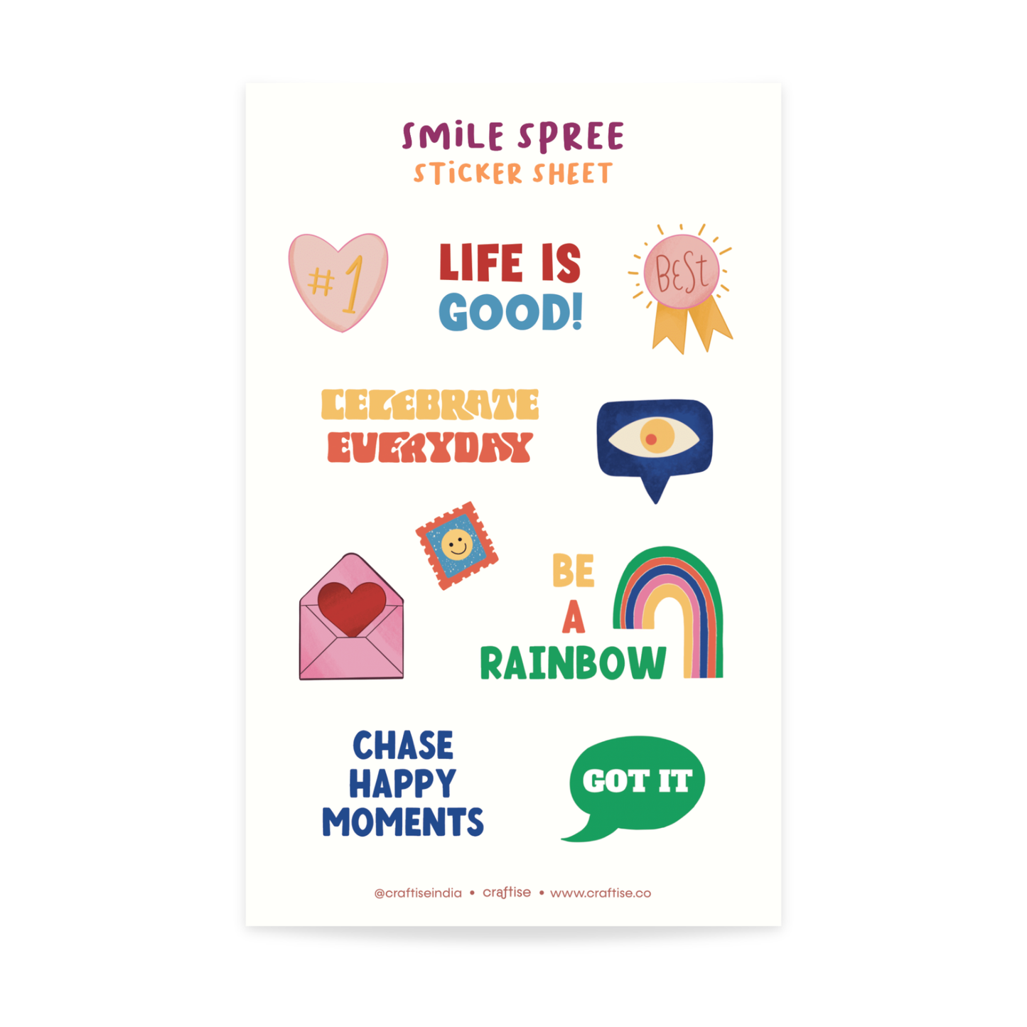 Smile Spree Sticker Pack