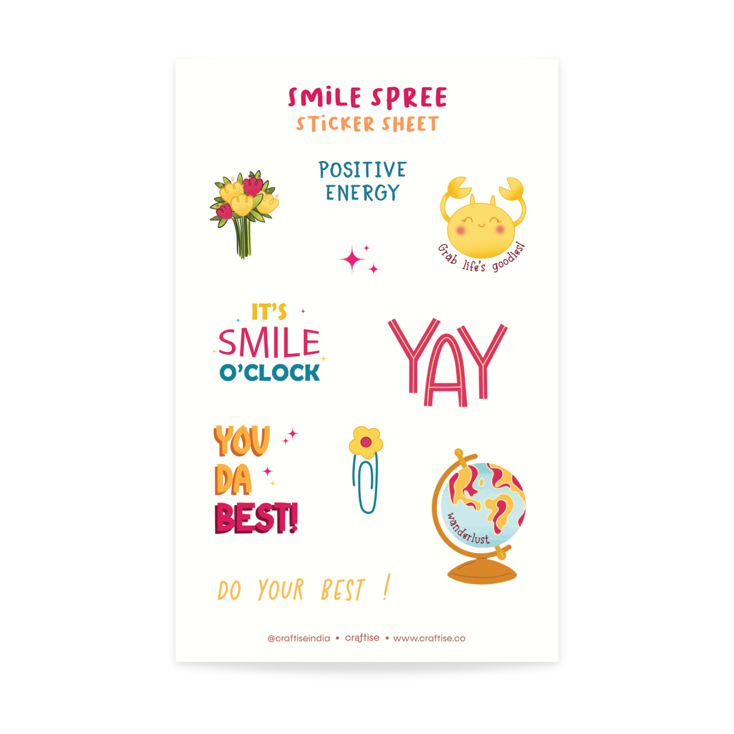 Smile Spree Sticker Pack