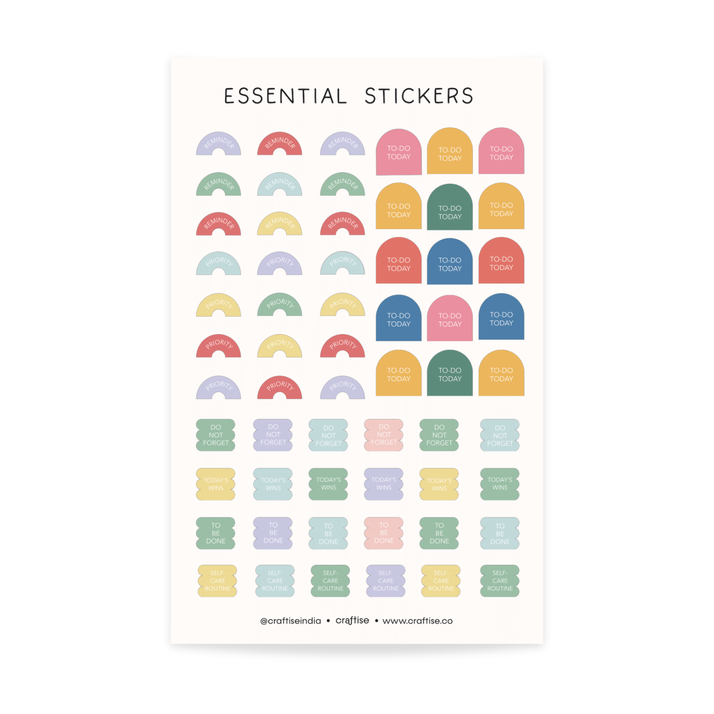 Pastel Essential Sticker Pack