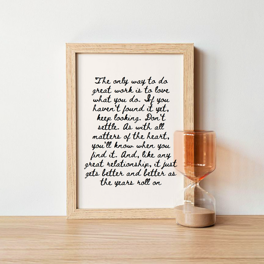 Personalized Handwritten Quote Print