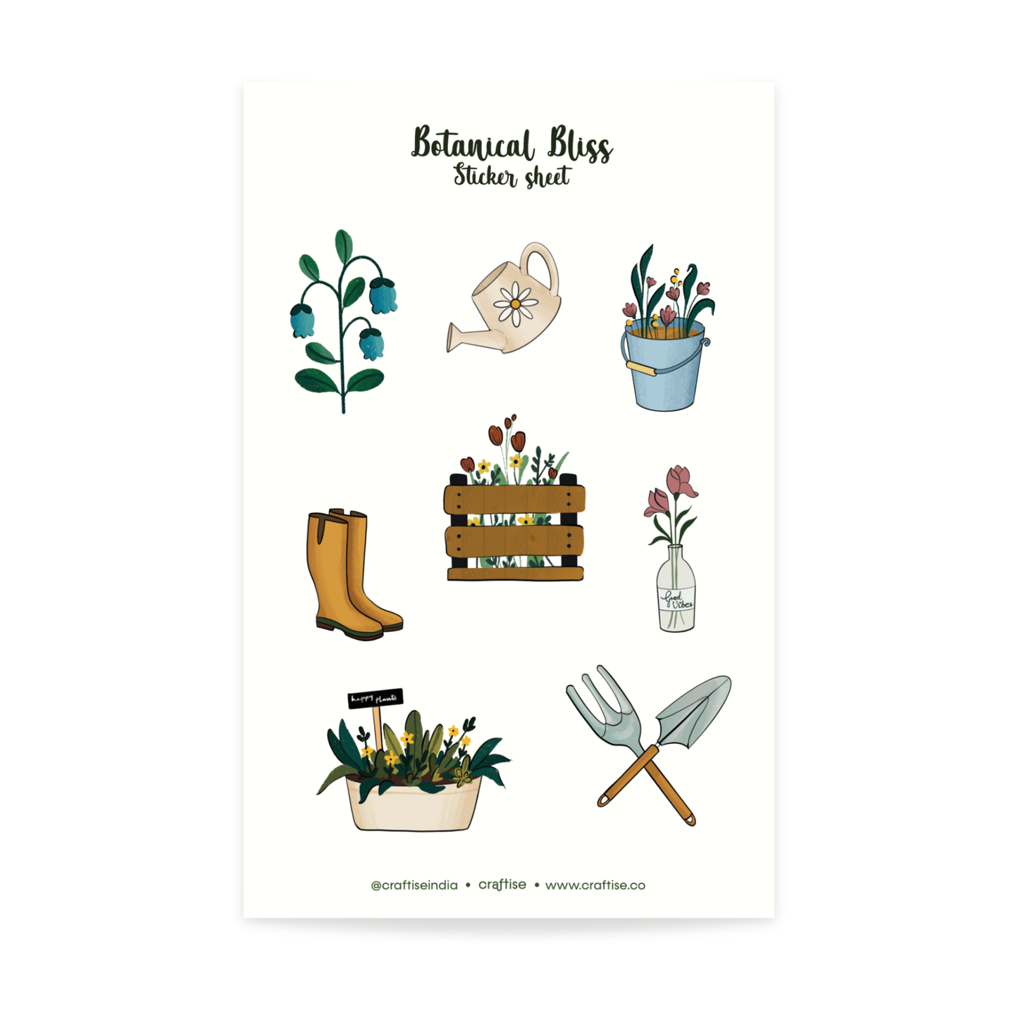 Botanical Bliss Sticker Pack