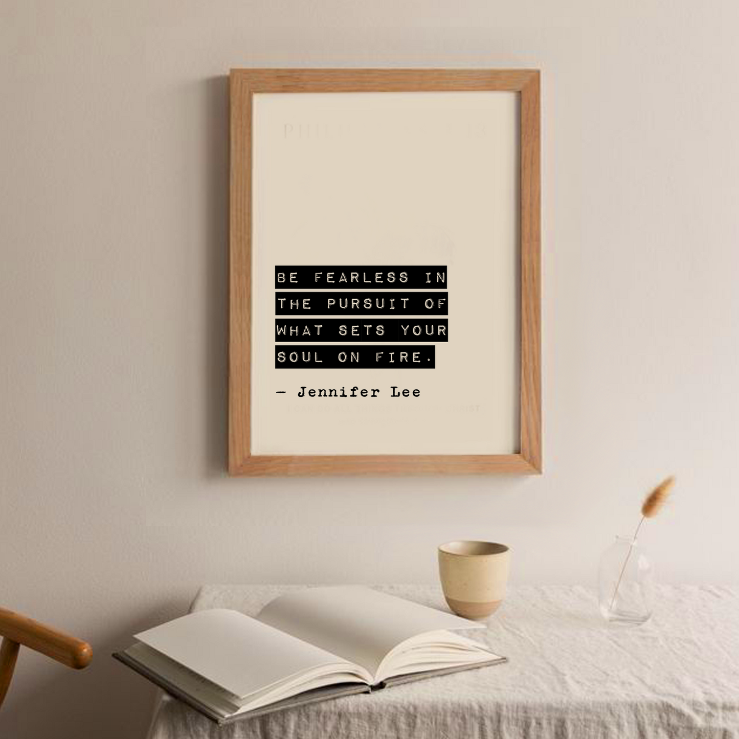 Custom Minimal Quote Print