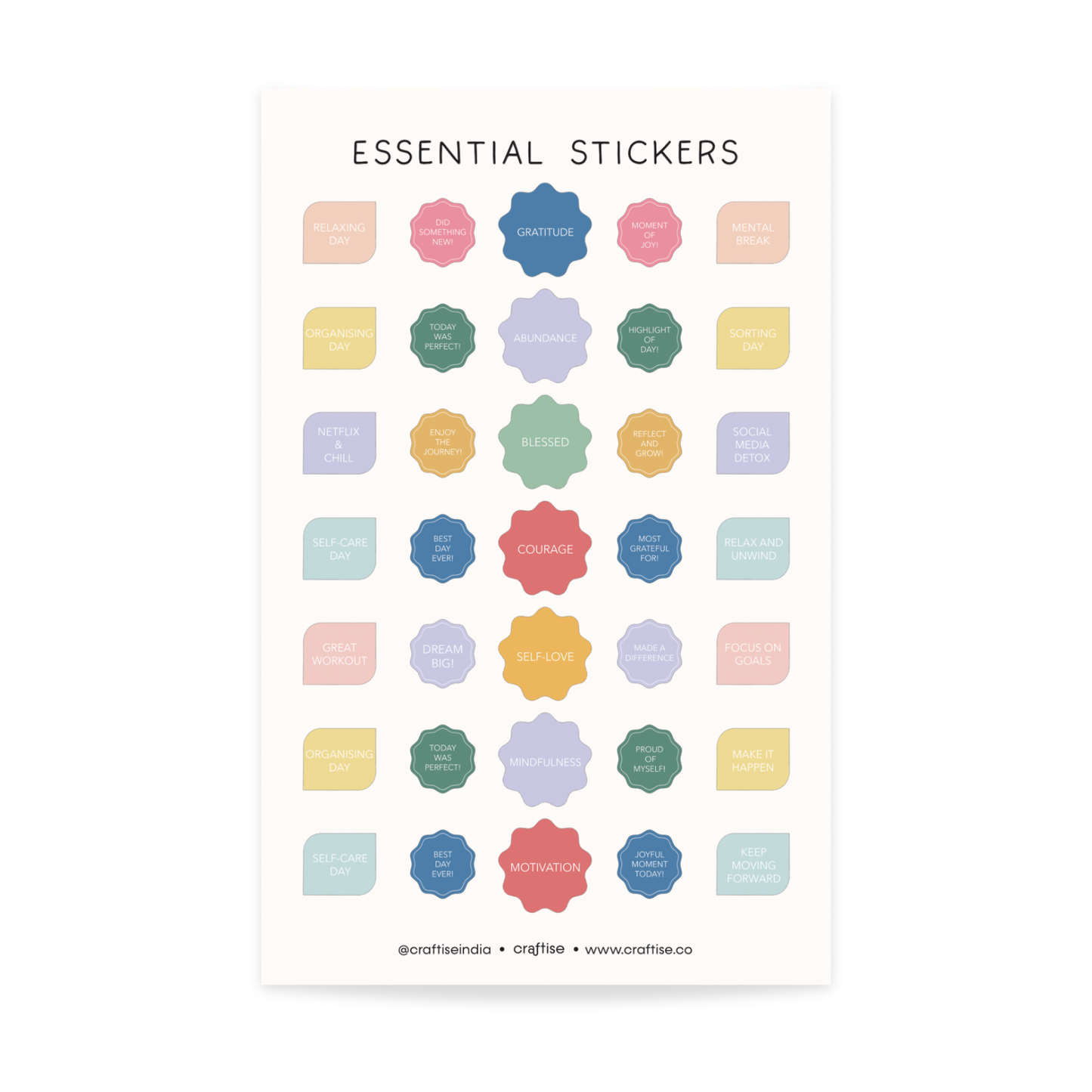 Pastel Essential Sticker Pack