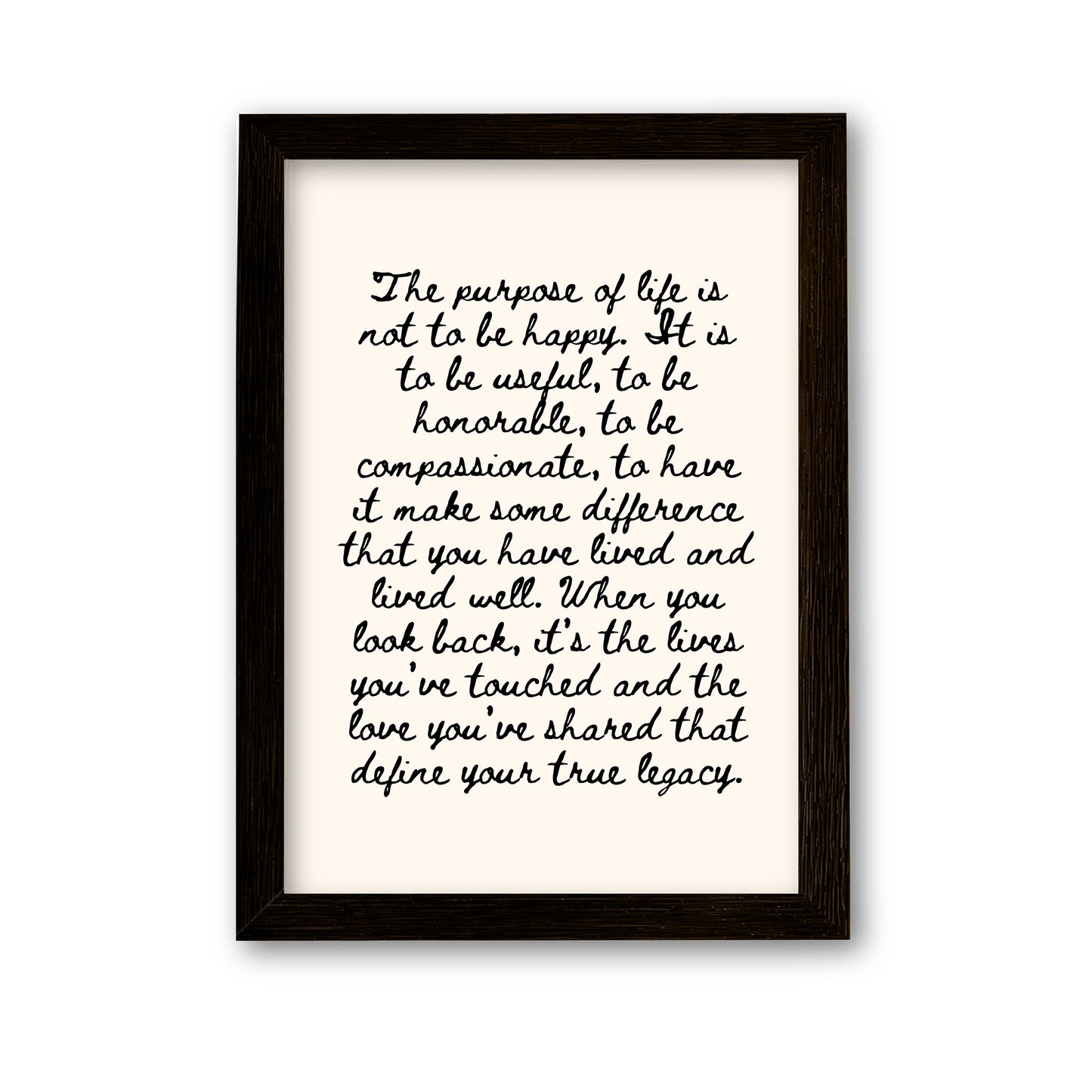 Personalized Handwritten Quote Print