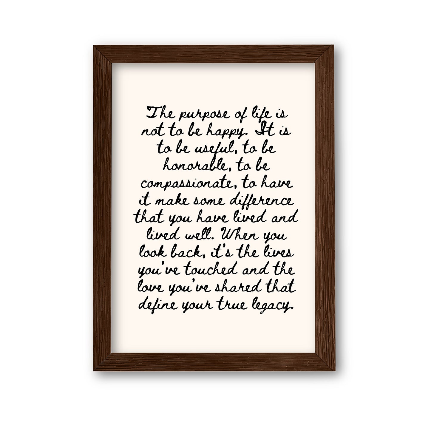 Personalized Handwritten Quote Print