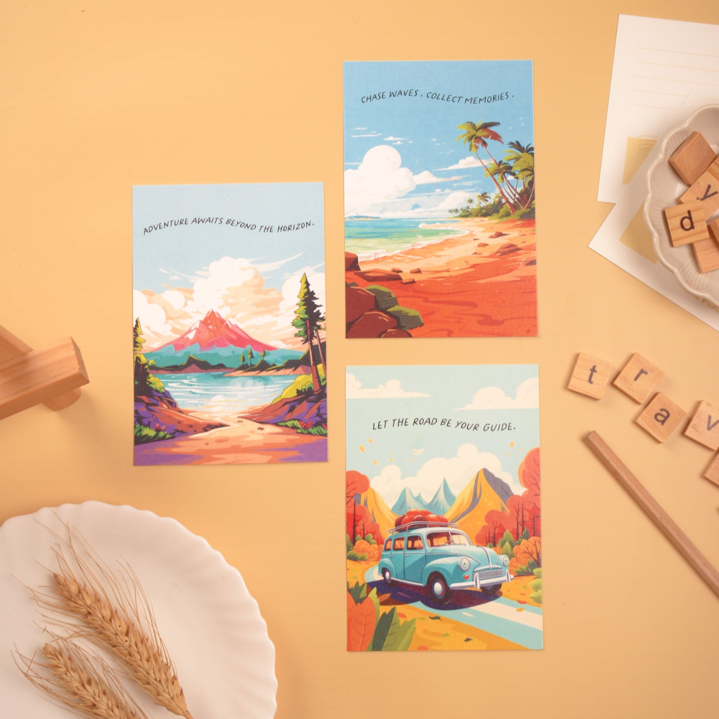 Wanderlust Wonder Postcards (Set of 6)