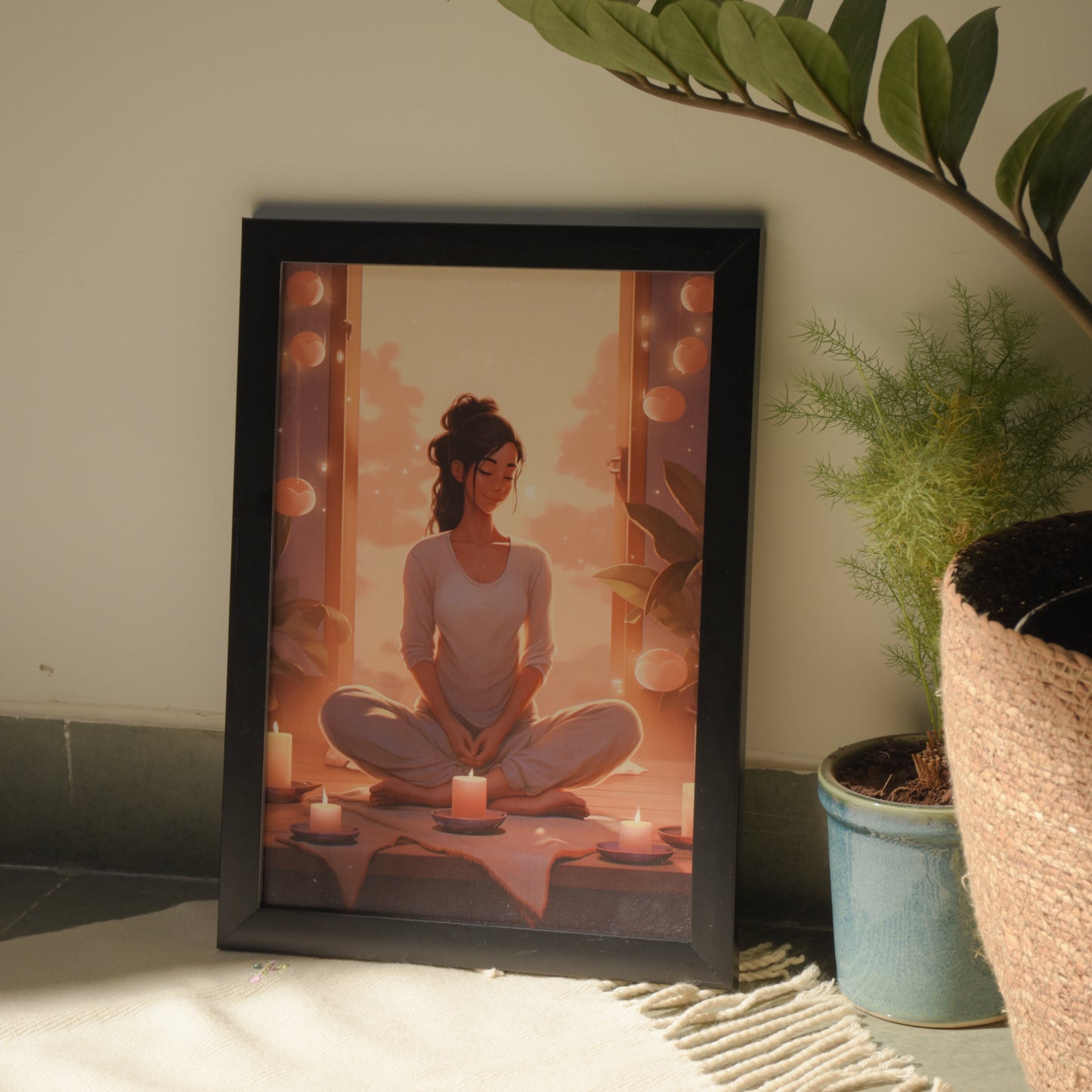 Candlelit Serenity Print