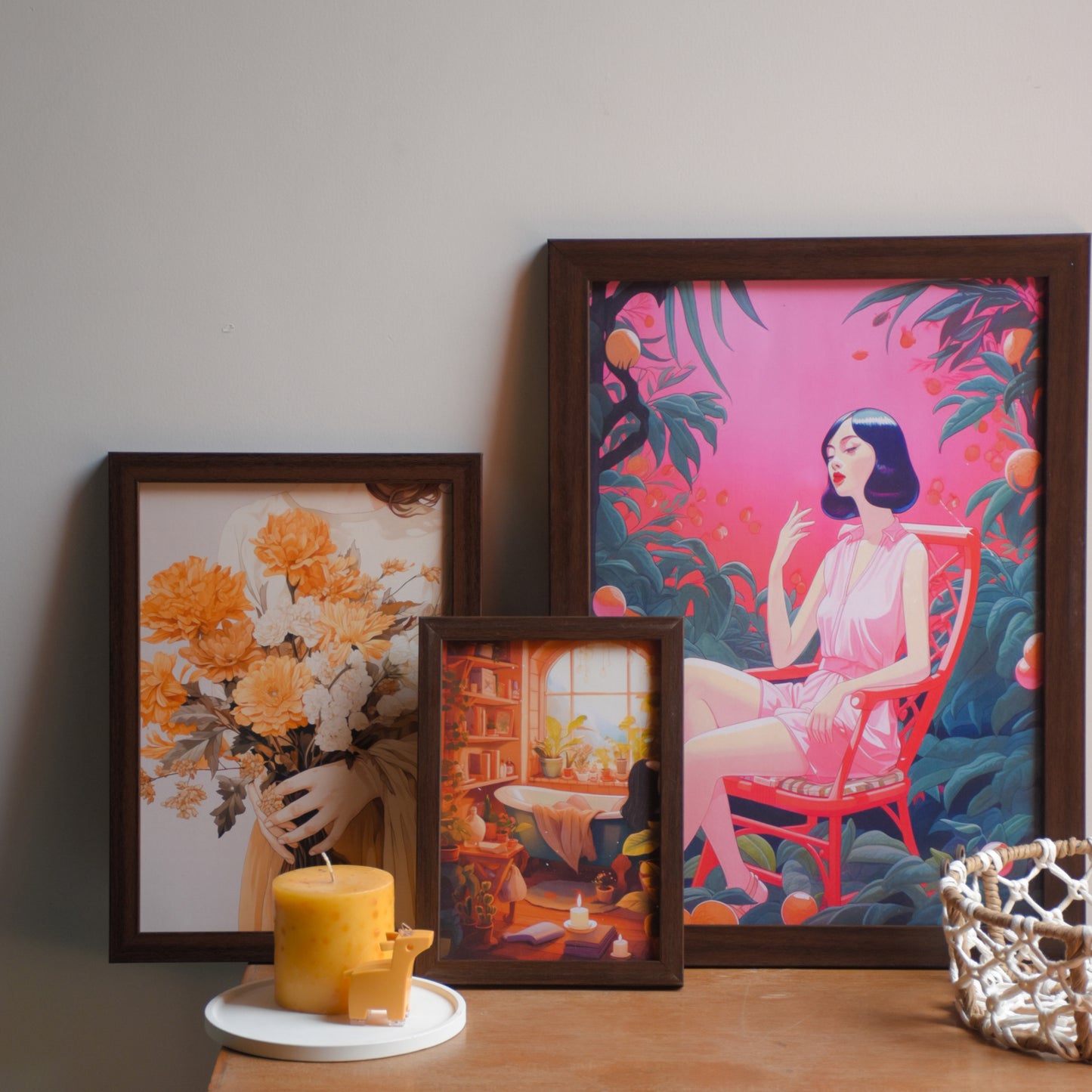 Candlelit Serenity Print