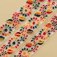 White Floral Embroidered Trim (9 Mtrs)