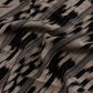 Black Geometric Print Rayon Fabric (1 Mtr)