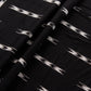 Black Ikat Print Rayon Fabric (1 Mtr)