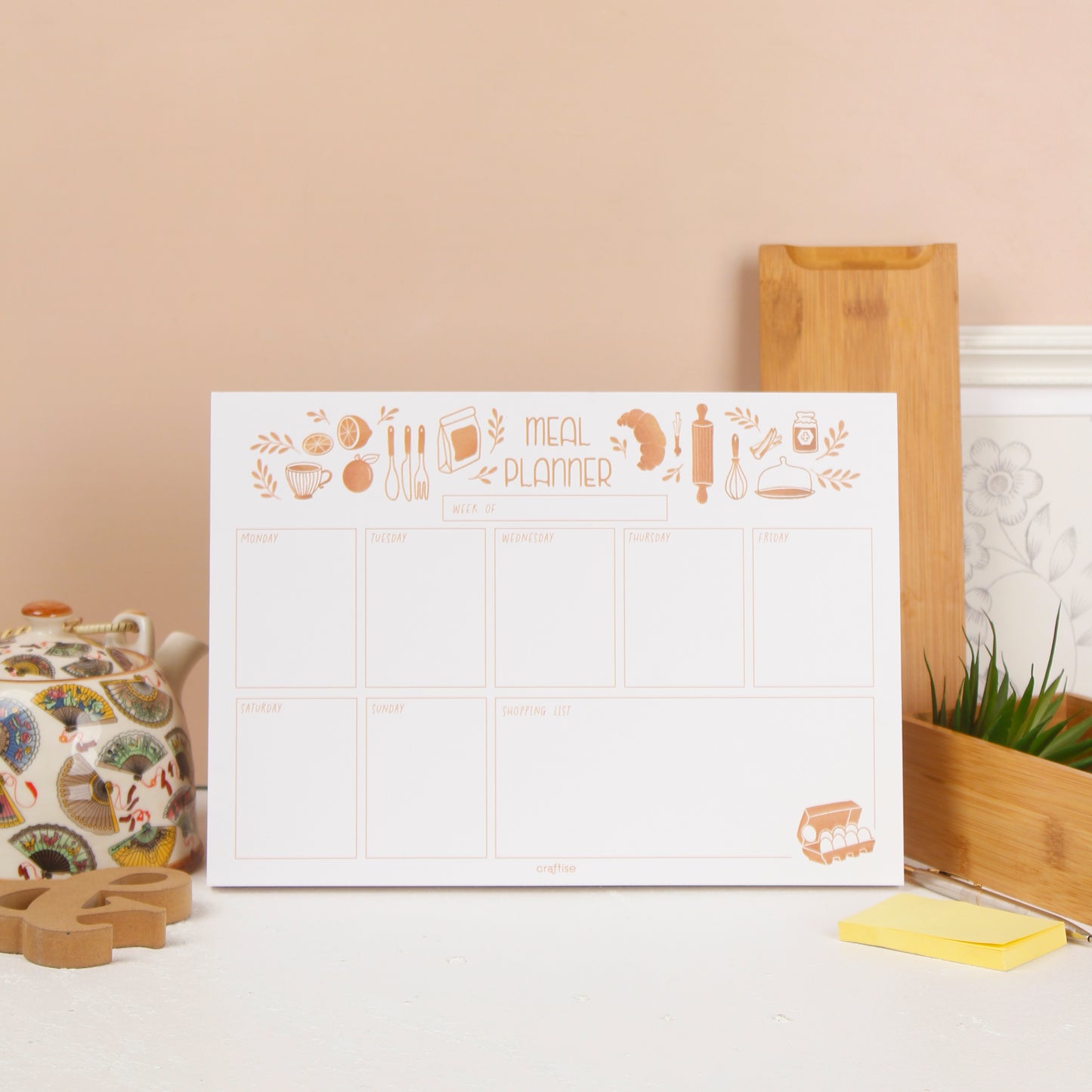 Weekly Meal Planner Notepad