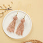 Set of 5 Rose Gold Beaded Tassels