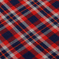 Red Brushed Cotton Check Fabric (1 Mtr)