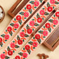 Salmon Pink Floral Embroidered Trim (3 Mtrs)