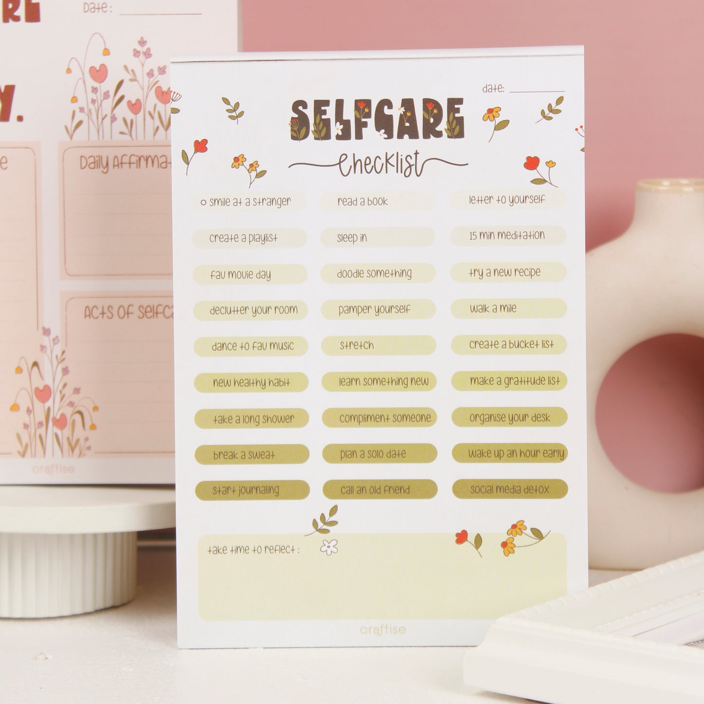 Self Care Essentials Notepads