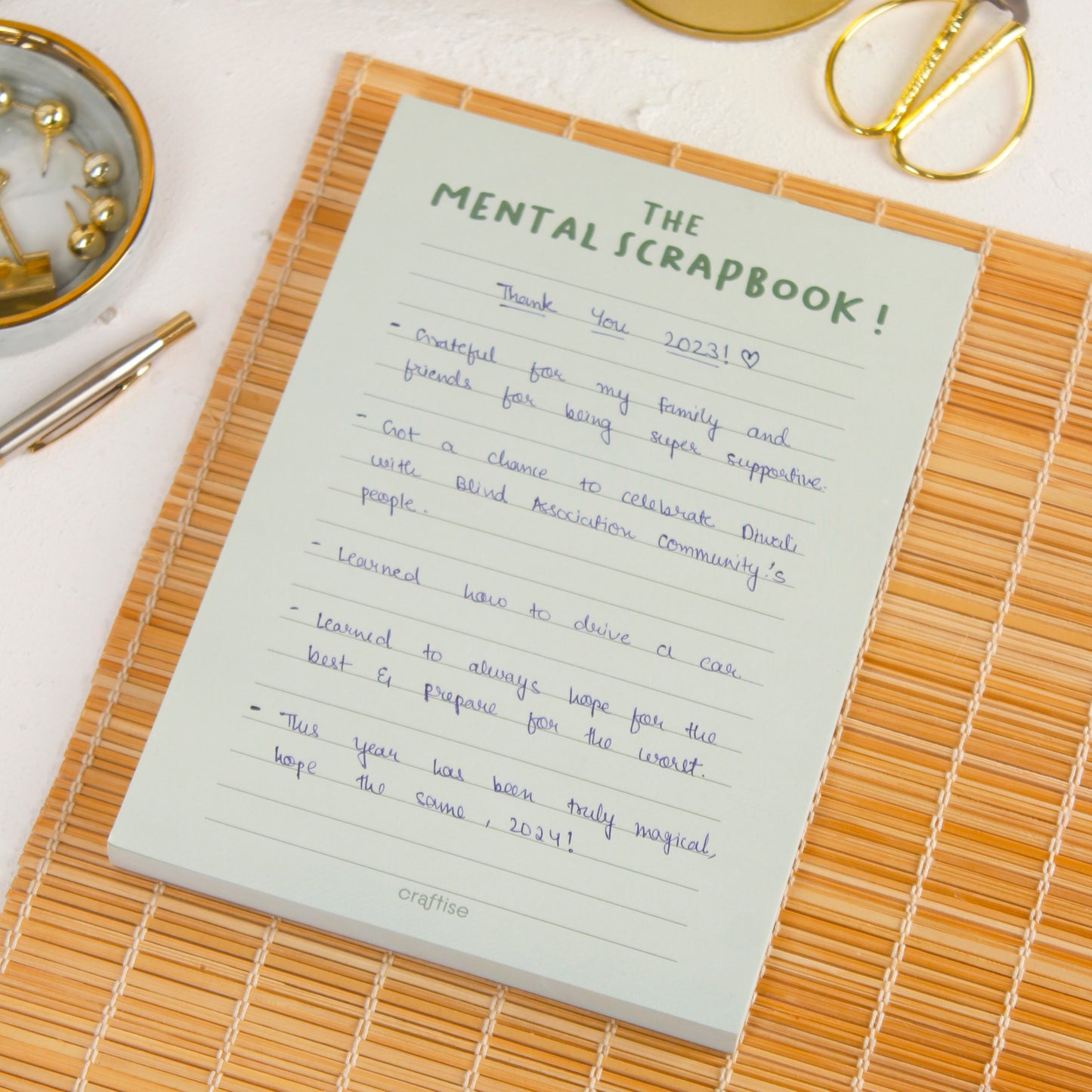 The Mental Scrapbook Notepad