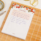 Petals & Plans Checklist Notepad