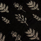 Black Floral Embroidered Georgette Fabric (1 Mtr)