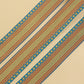 Blue and Gold Brocade Trim (9 Mtrs)