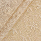 Ivory Embroidered Floral Net Fabric (1 Mtr)