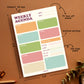 Weekly Agenda Notepad