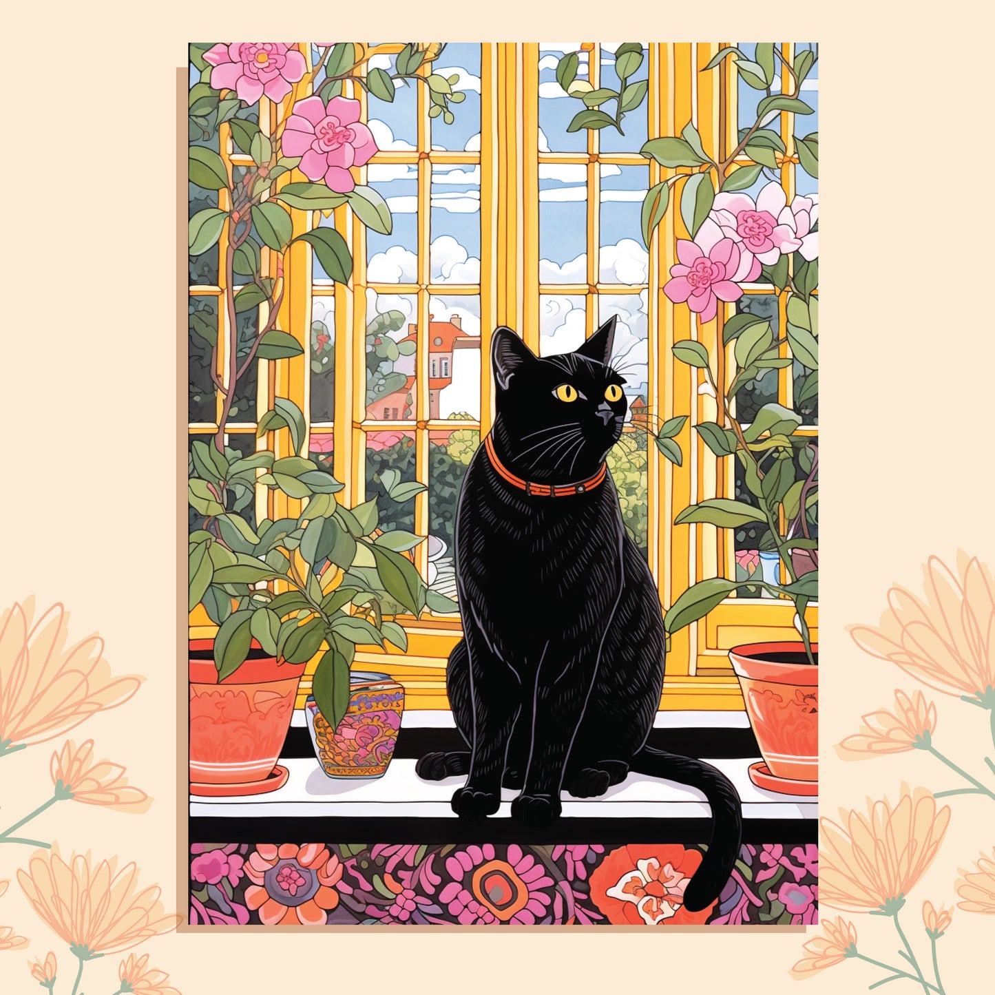 Gilded Cat Haven Print